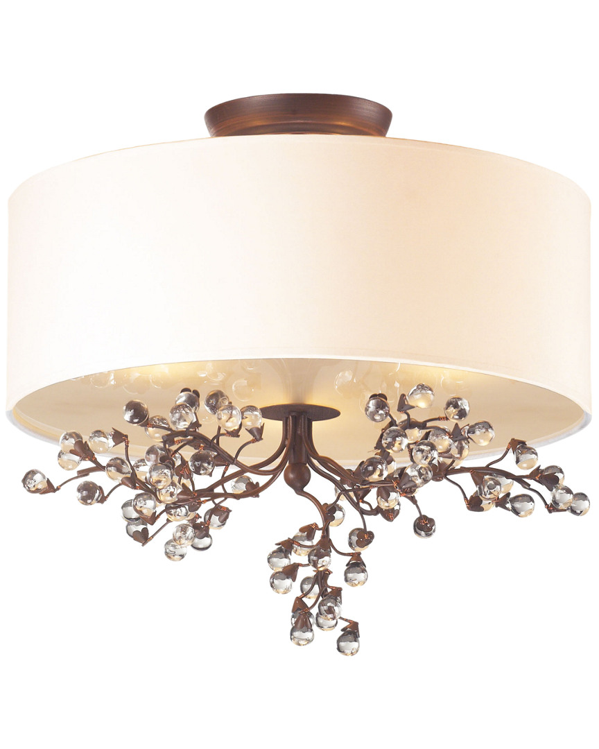 Artistic Home & Lighting Winterberry 3-light Semi Flush