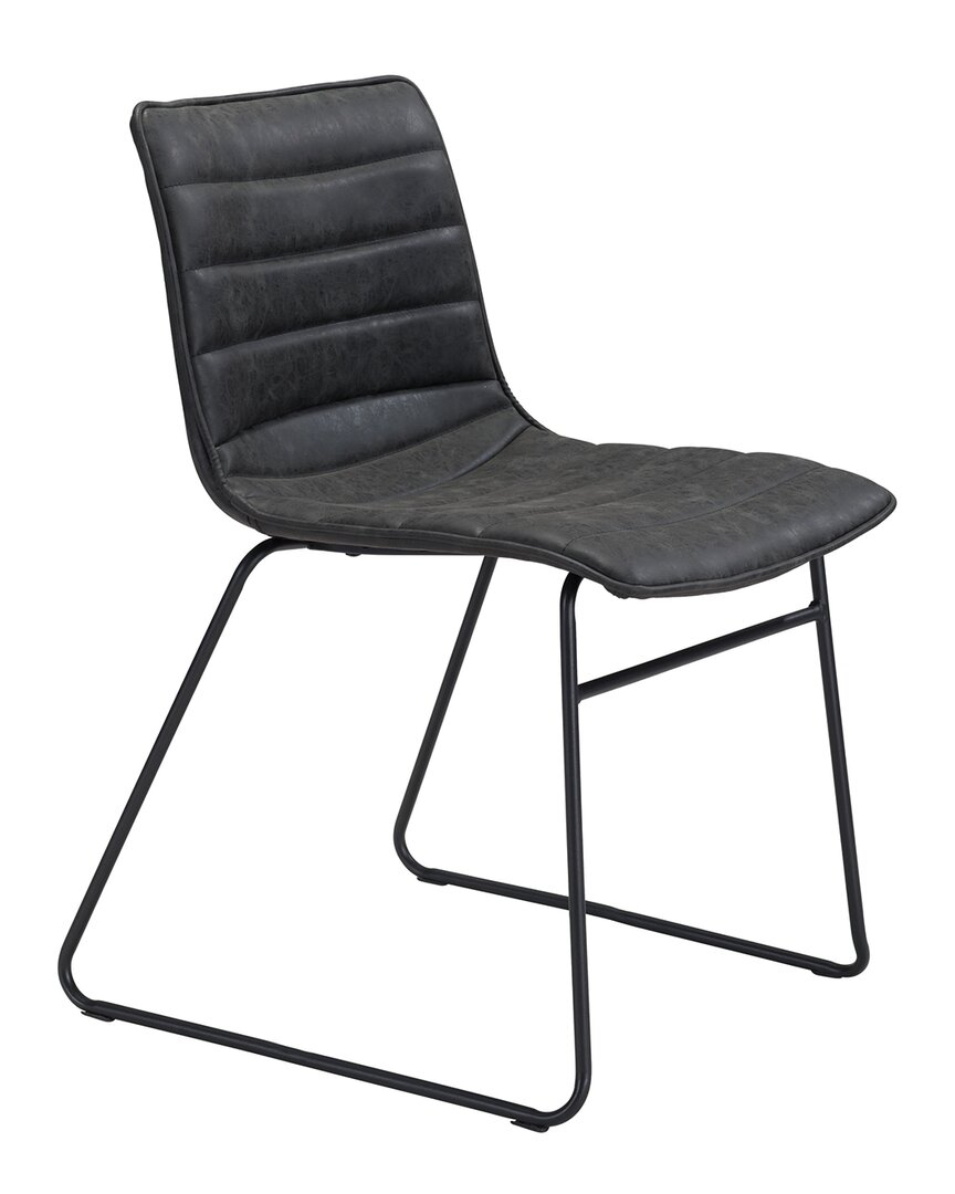 Zuo Modern Jack Dining Chair (set Of 2) In Black