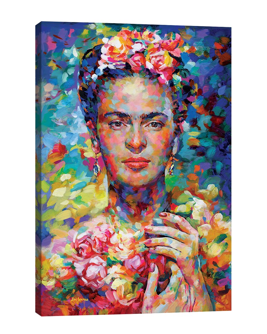 Icanvas Frida Wall Art By Leon Devenice
