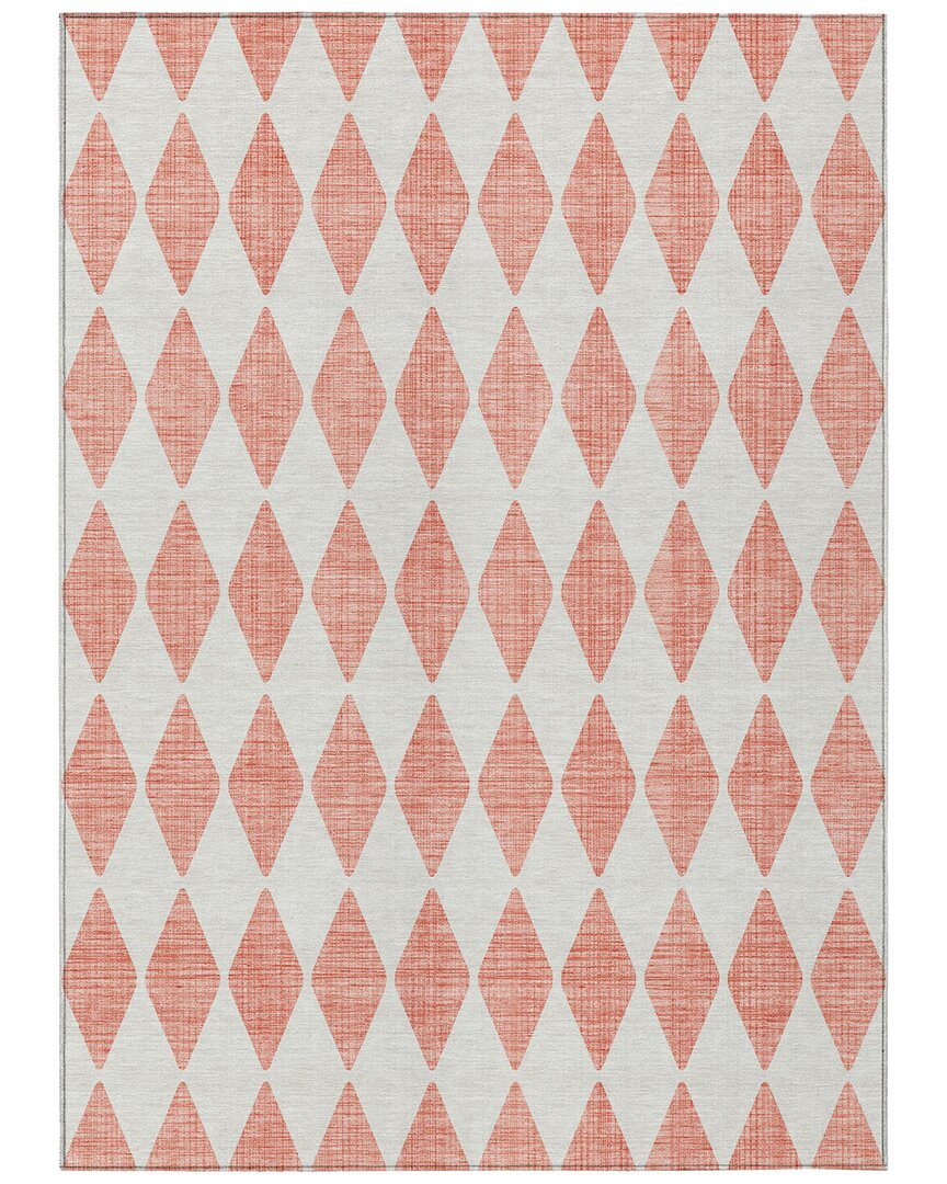 Addison Rugs Chantille Polyester Indoor/outdoor Washable Rug In Pink