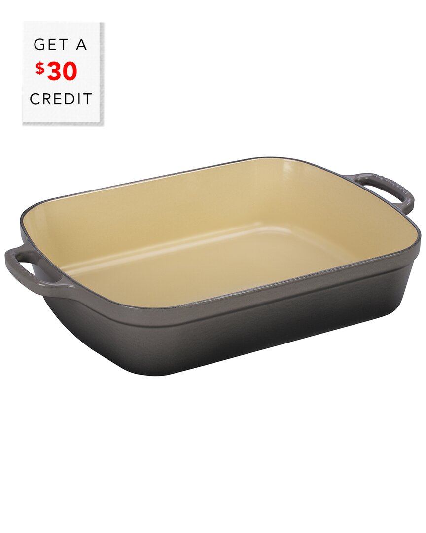 LE CREUSET LE CREUSET 5.25 QT RECTANGULAR ROASTER WITH $30 CREDIT