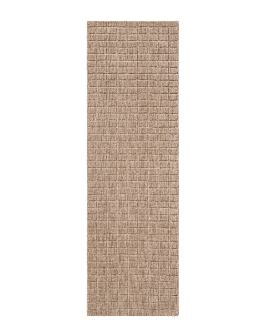 Obeetee Luna Wool Rug In Brown