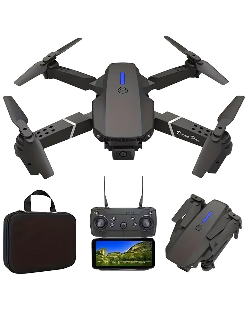 Kenro E88 Pro Foldable Drone With Dual Cameras In Black