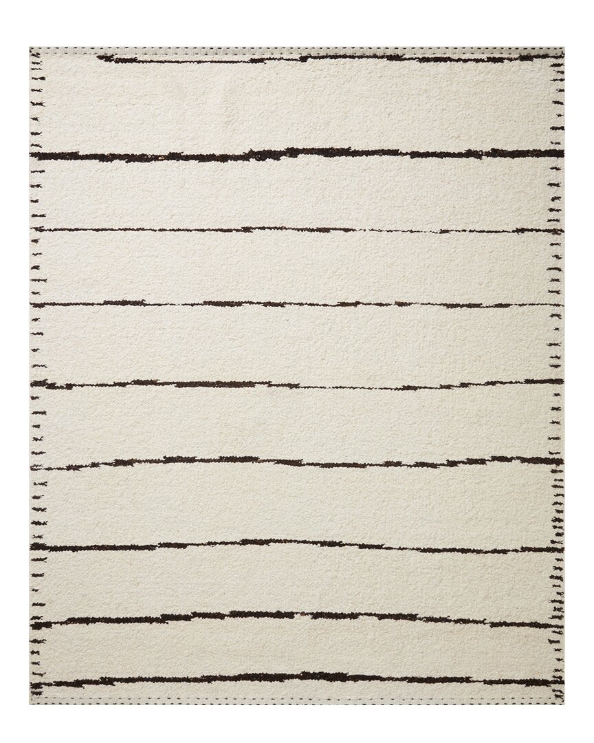 Loloi Roman Wool-blend Rug In Ivory