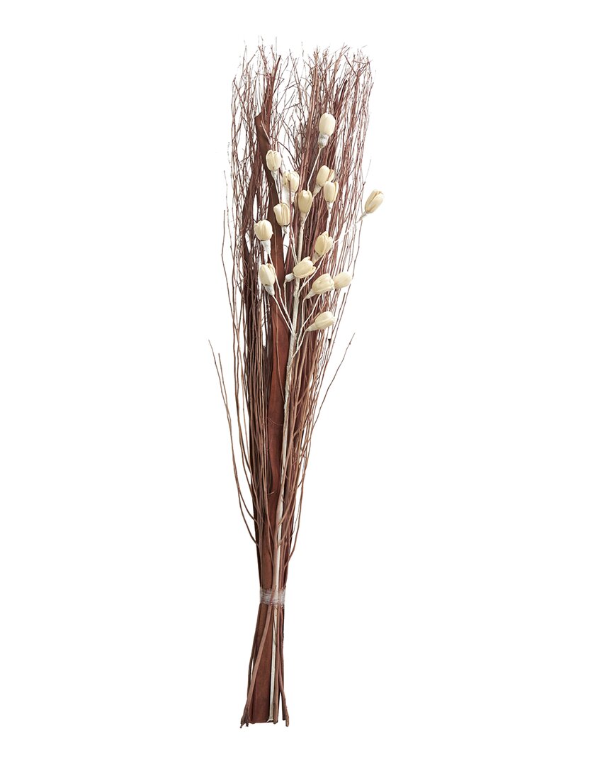 Peyton Lane Branch Brown Dried Plant Handmade Tall Floral Bouquet Natural Foliage