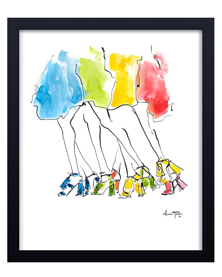 Ready2hangart Runway Rainbow Framed Print Wall Art