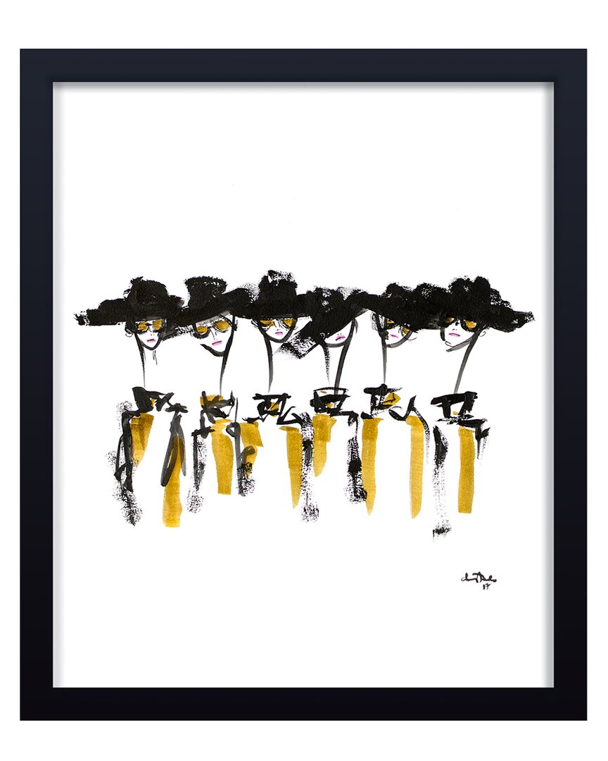 Ready2hangart Hat And Sunnies Framed Print Wall Art