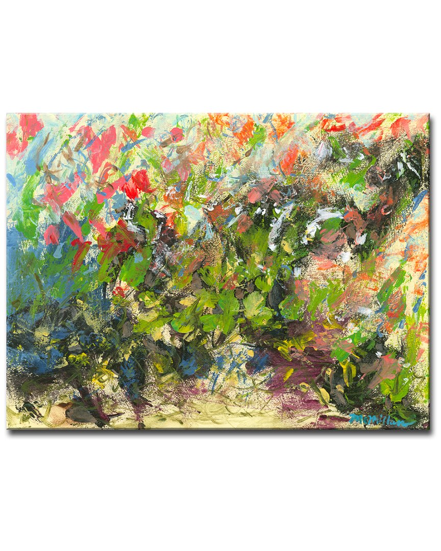 Ready2hangart My Garden Wrapped Canvas Wall Art By Leslie Owens