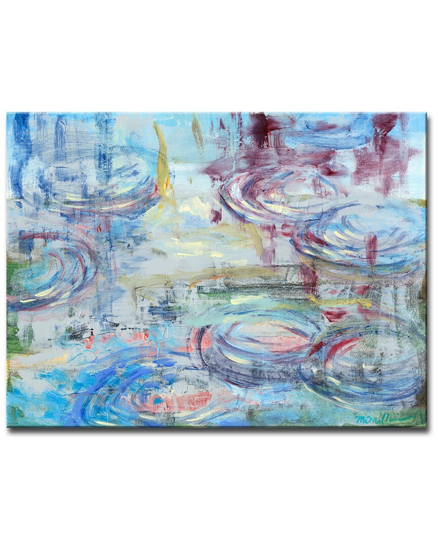 Ready2hangart Raindrops Wrapped Canvas Wall Art