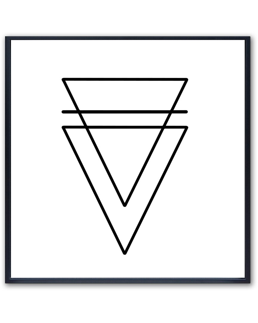 Ready2hangart Ink.letter.love Xvi Framed Canvas Wall Art By Corey Morrow