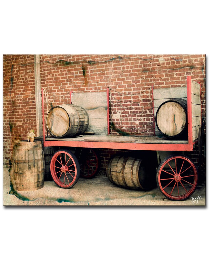 Ready2hangart Wagon Wheel Wrapped Canvas Wall Art By Joelle Joy