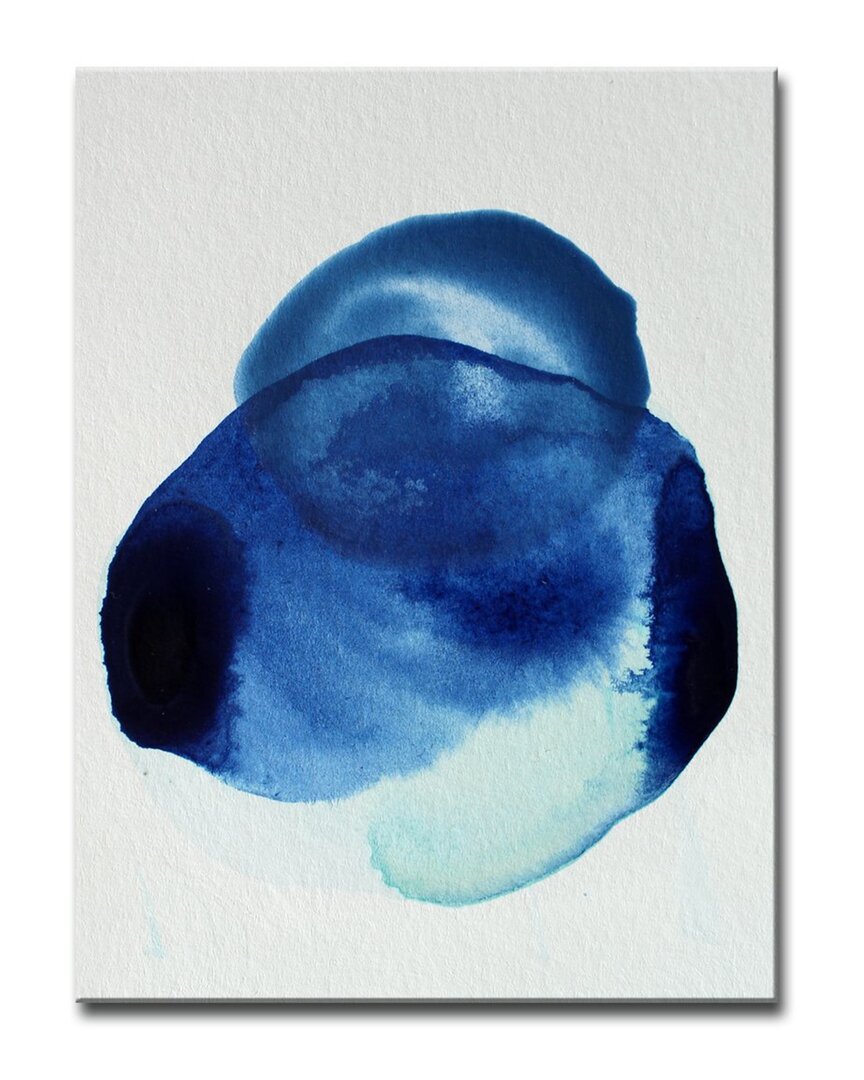 Ready2hangart Translucence In Blue Wrapped Canvas Wall Art By Karen Moehr