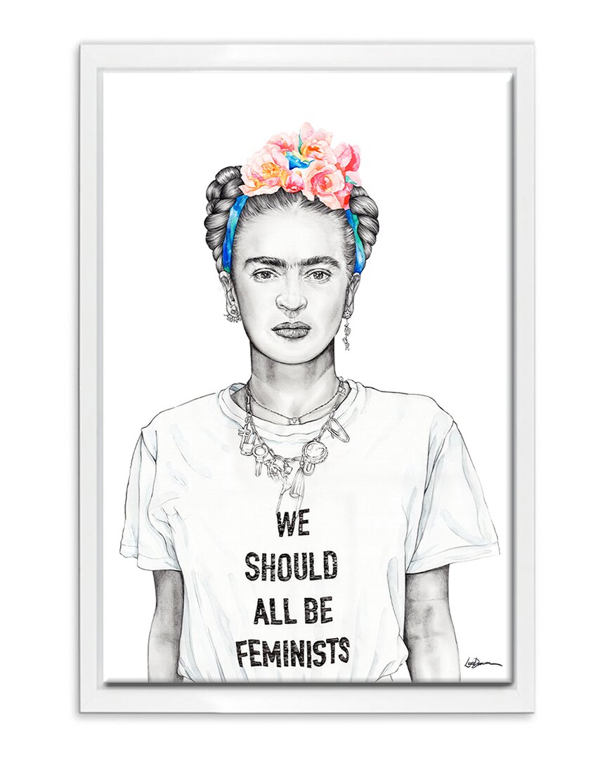 Ready2hangart Frida Feminist Wrapped Canvas Wall Art By Laurie Duncan
