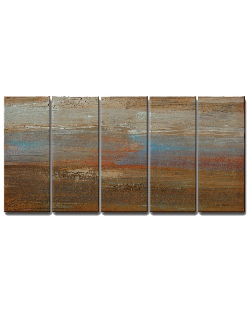 Ready2hangart Canyon Ranch Sunset 5pc Wrapped Canvas Wall Art By Norman Wyatt