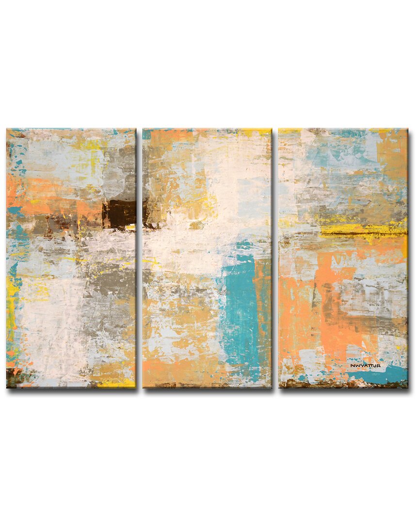 Ready2hangart Promise Me 3pc Wrapped Canvas Wall Art By Norman Wyatt