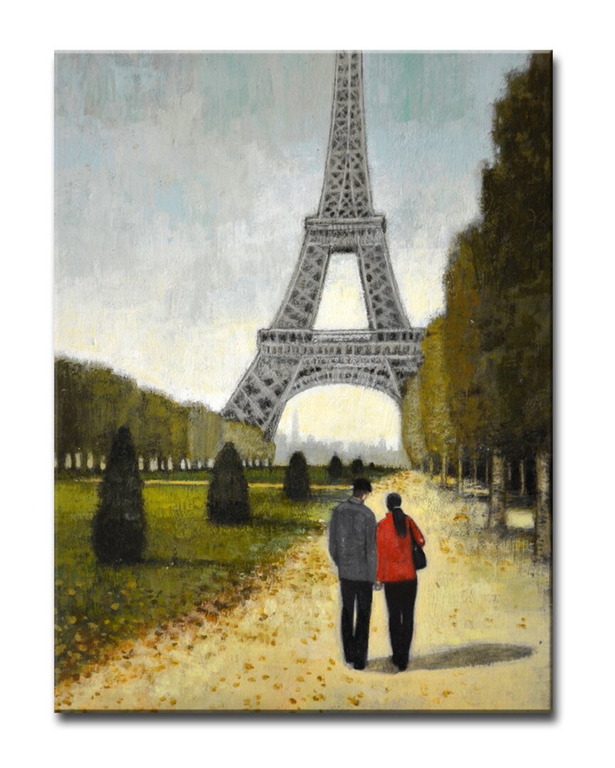Ready2hangart Romantic Stroll I Wrapped Canvas Wall Art By Norman Wyatt