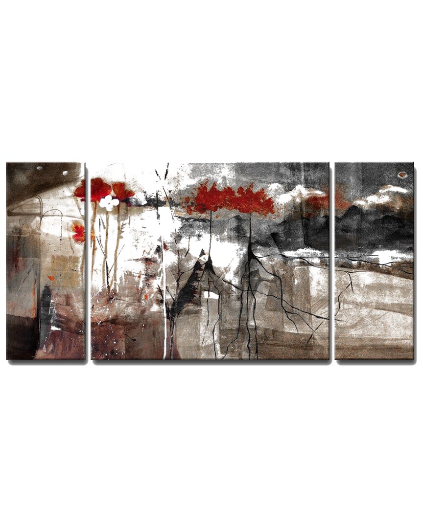 Ready2hangart Abstract Flower Viii Wrapped Canvas Wall Art By Tristan Scott