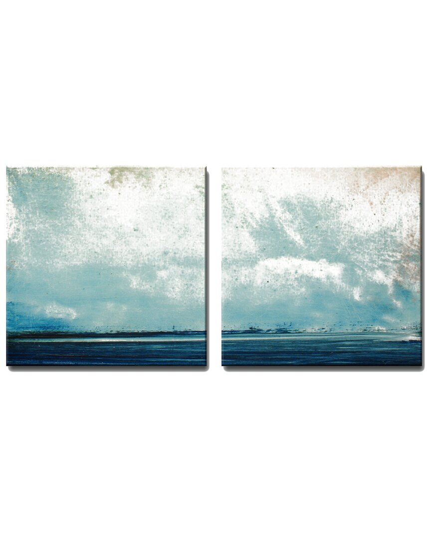 Ready2hangart Abstract Landscape 2pc Wrapped Canvas Wall Art By Tristan Scott