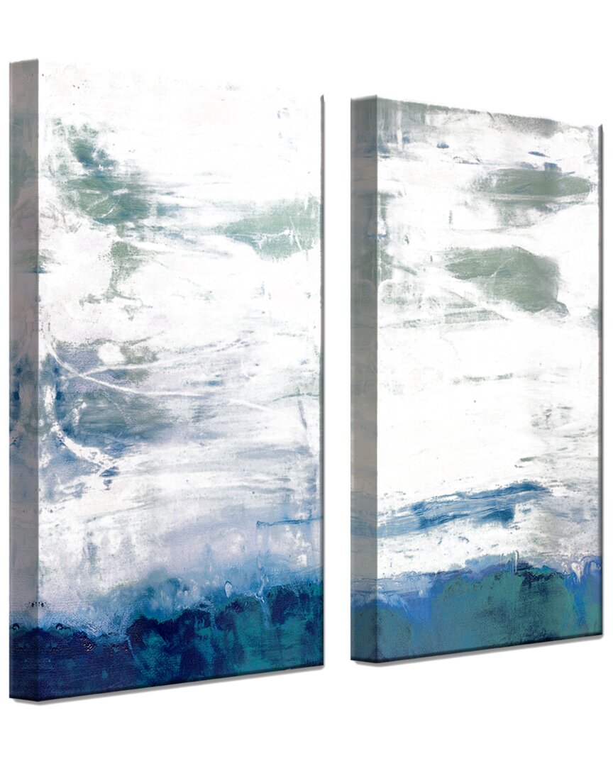 Ready2hangart Abstract Lxxxii 2pc Wrapped Canvas Wall Art By Tristan Scott