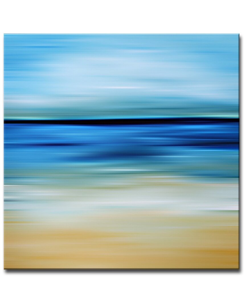 Ready2hangart Blur Stripes Iv Wrapped Canvas Wall Art By Tristan Scott