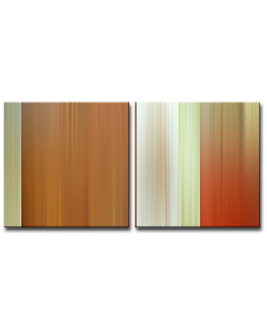 Ready2hangart Blur Stripes Lxiii Wrapped Canvas Wall Art By Tristan Scott