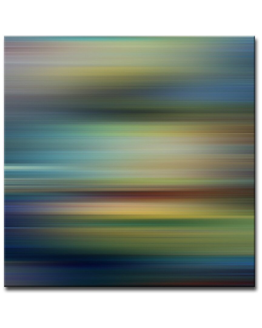 Ready2hangart Blur Stripes Wrapped Canvas Wall Art By Tristan Scott