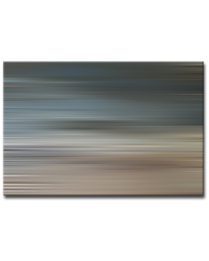 Ready2hangart Blur Stripes Xxii Wrapped Canvas Wall Art