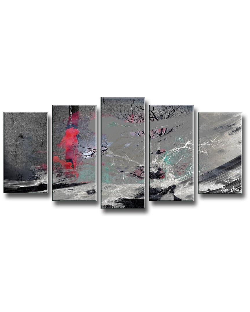 Ready2hangart Inkd Xviii Wrapped Canvas Wall Art By Tristan Scott