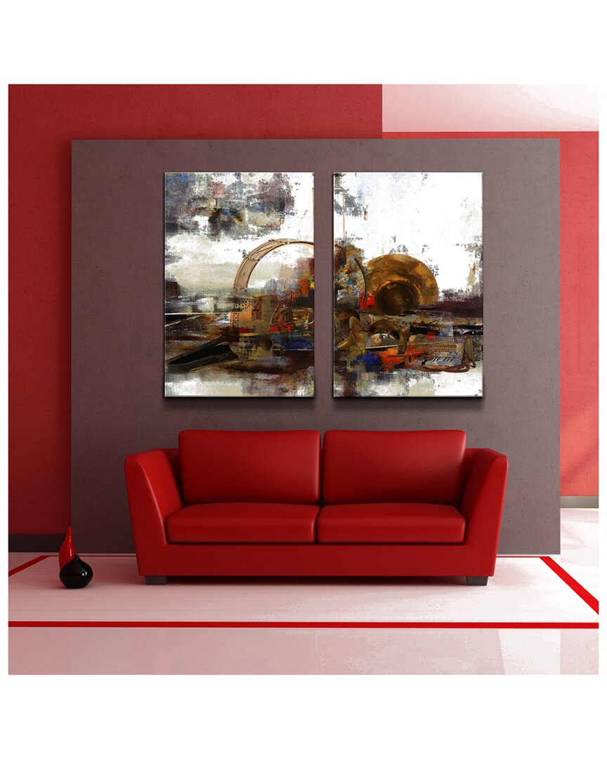 Ready2hangart Muzik Xix Wrapped Canvas Wall Art By Tristan Scott