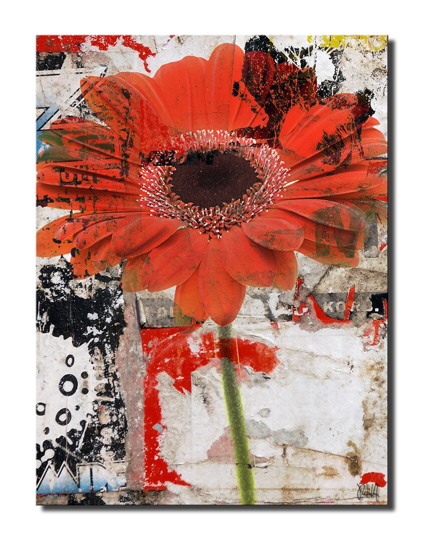Ready2hangart Painted Petals Lxx Wrapped Canvas Wall Art