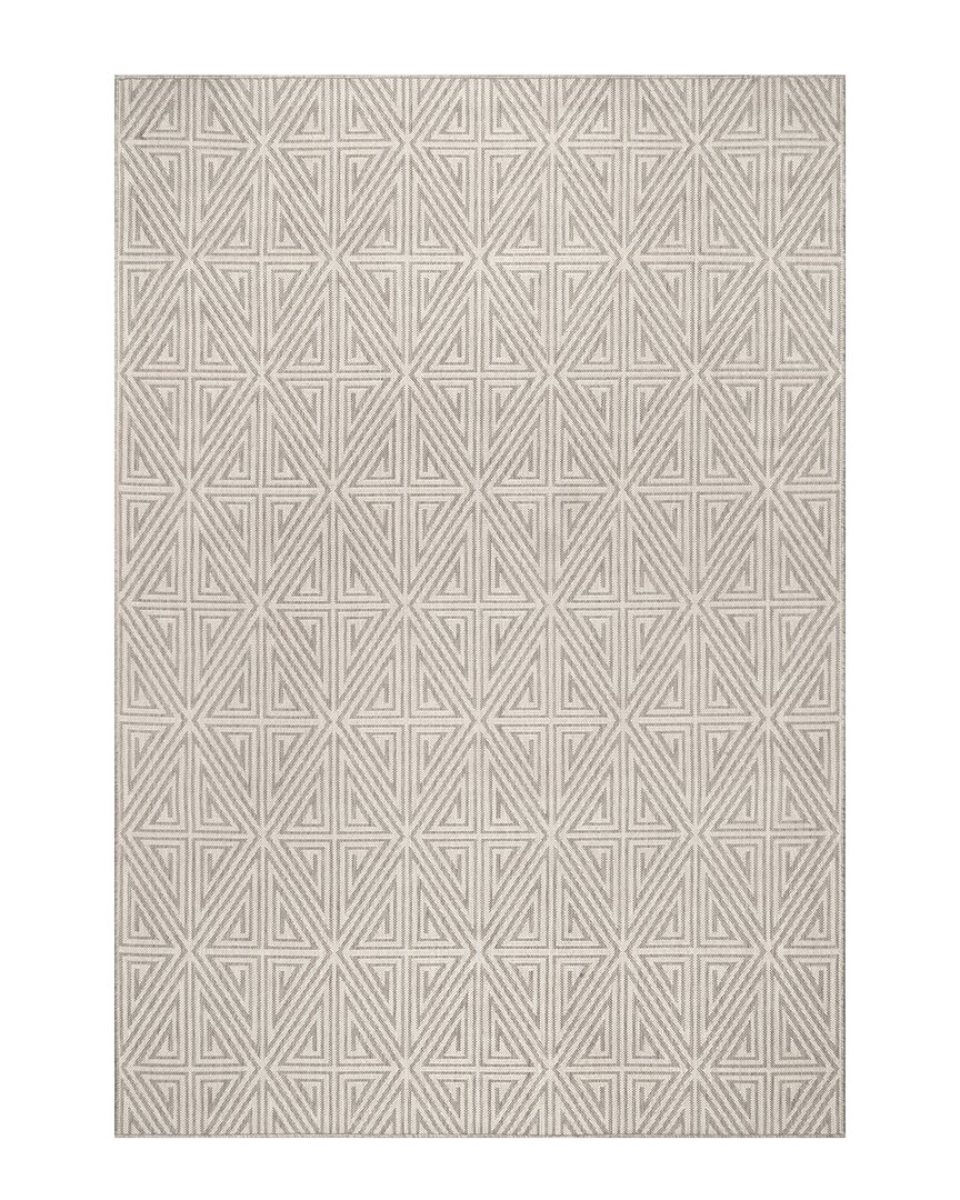 Nuloom Harvey Abstract Tellis Indoor/outdoor Rug In Gray
