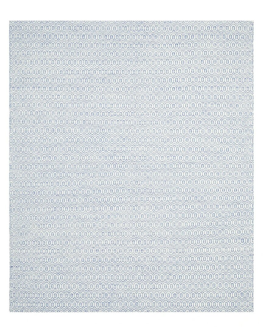 Solo Rugs Chatham Handmade Wool-blend Flatweave Rug In Blue