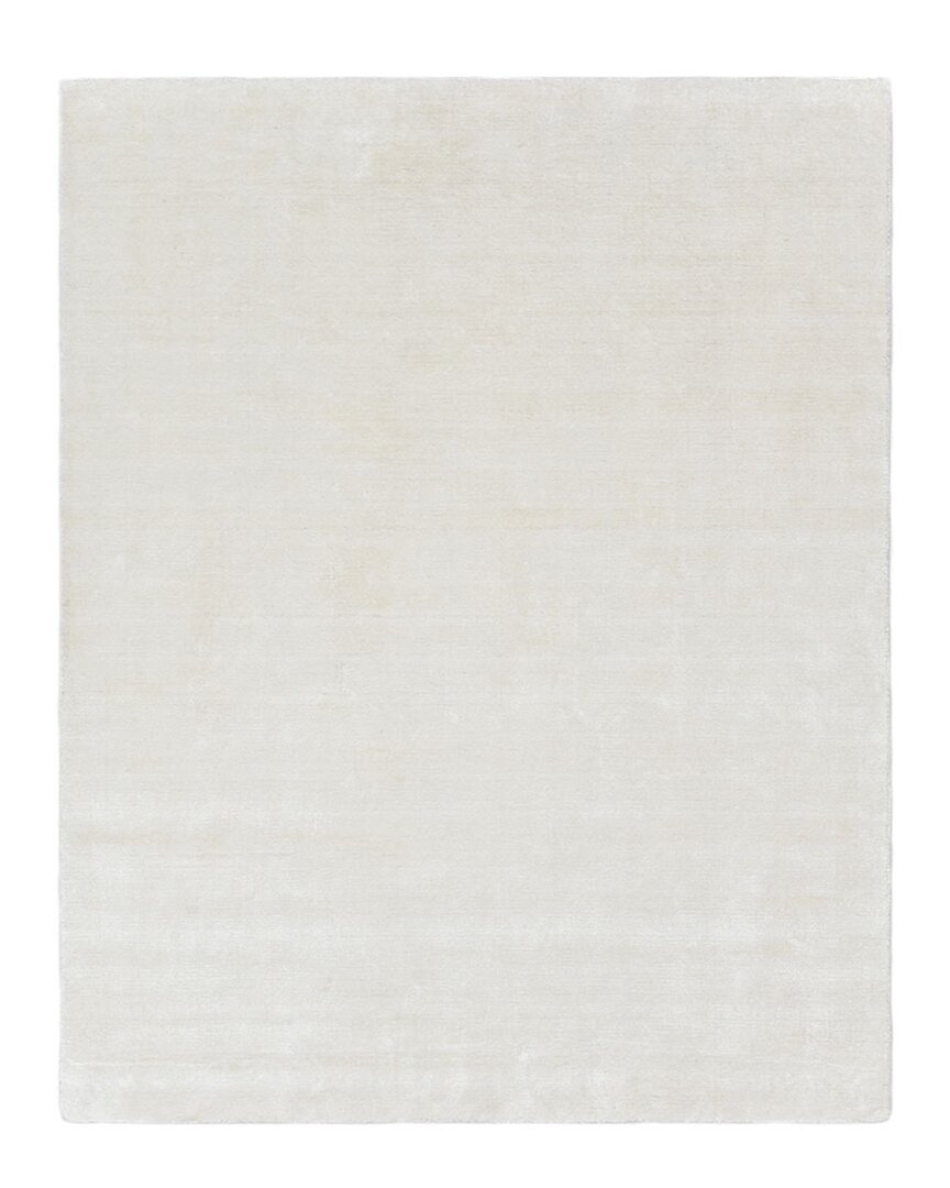 Solo Rugs Lodhi Handmade Solid Rug In Ivory