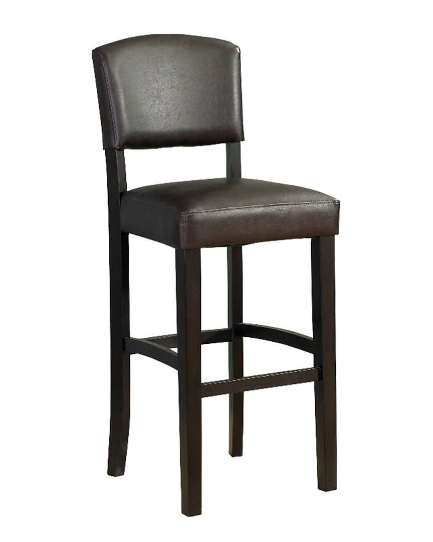 Linon Furniture Linon Bar Stool In Brown