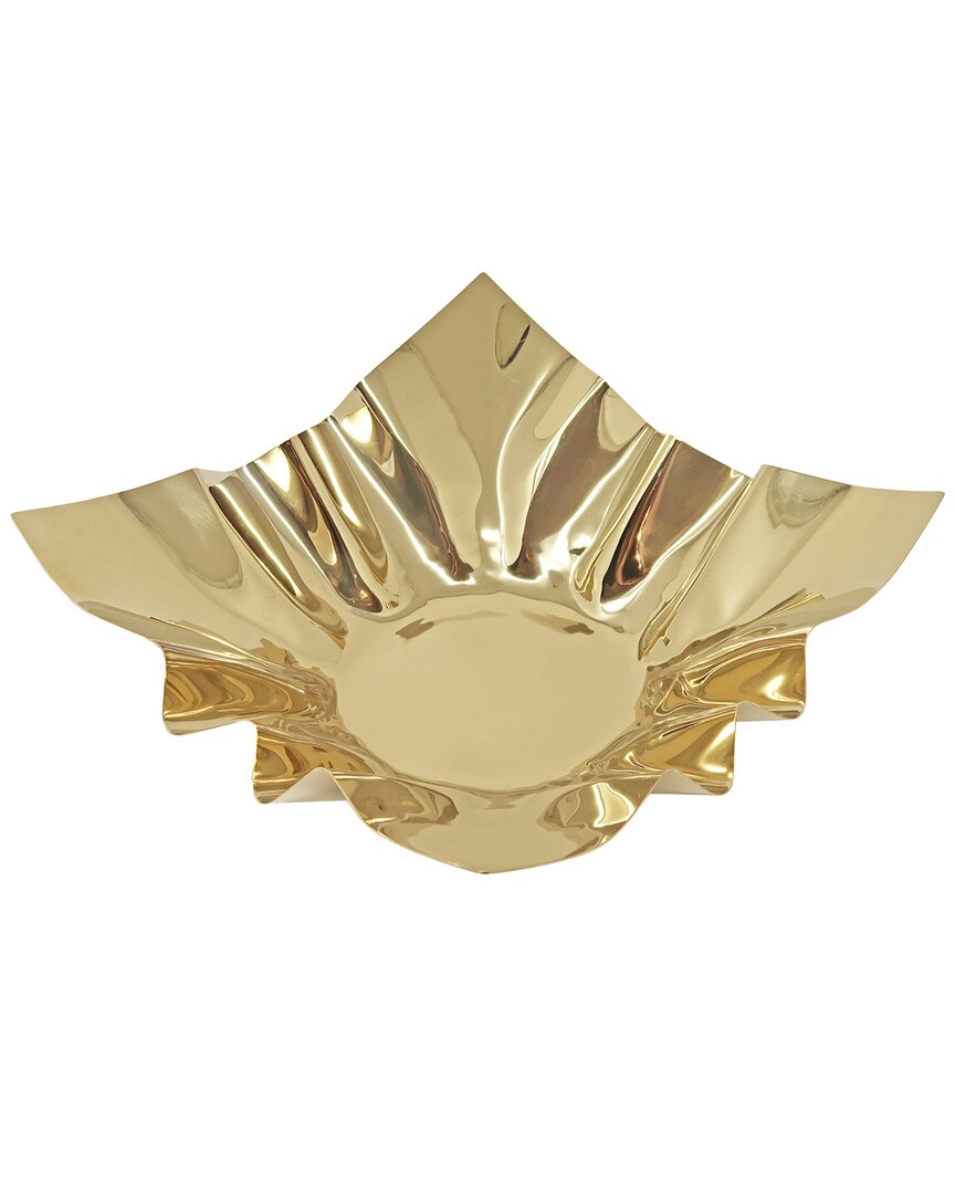 Vivience Square Bowl In Gold