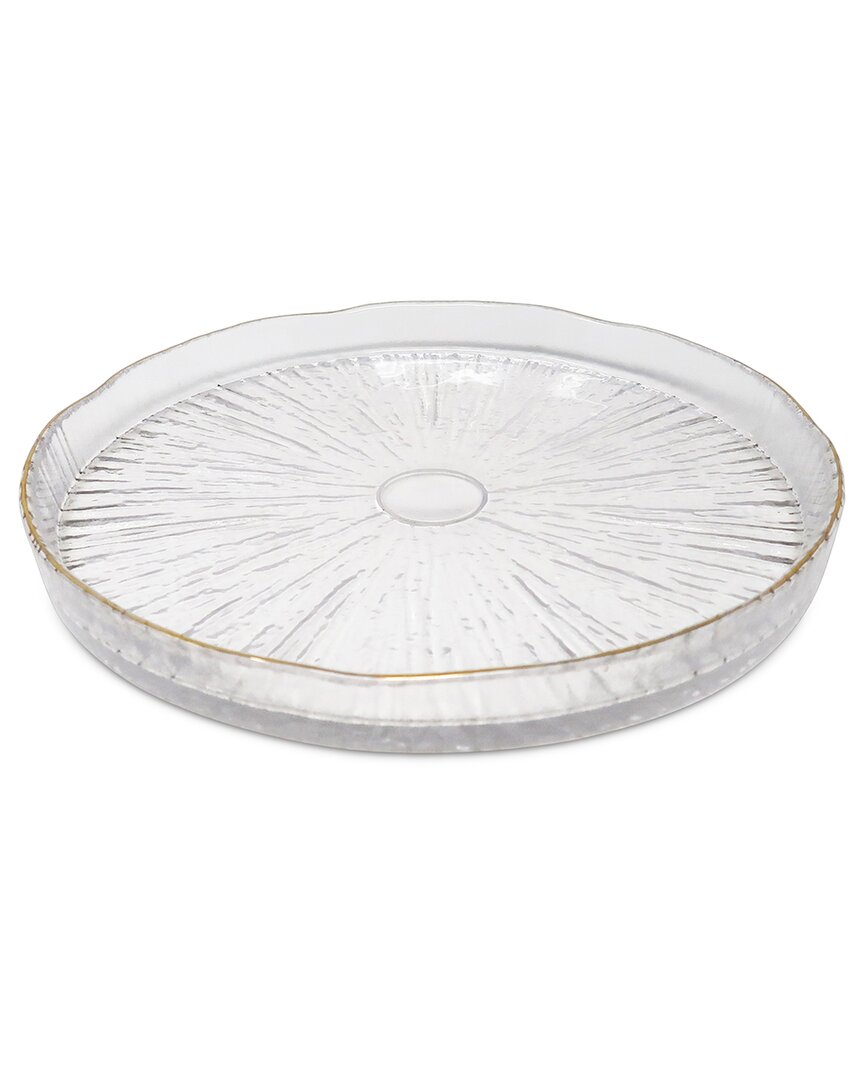 Vivience Set Of 4 Hammered Dinner Plates
