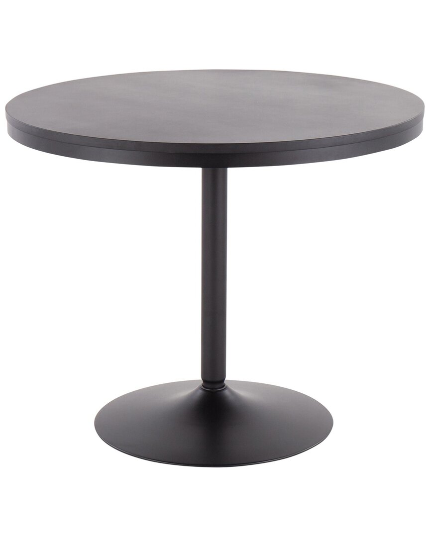 Lumisource Dakota Industrial Dining Table In Black
