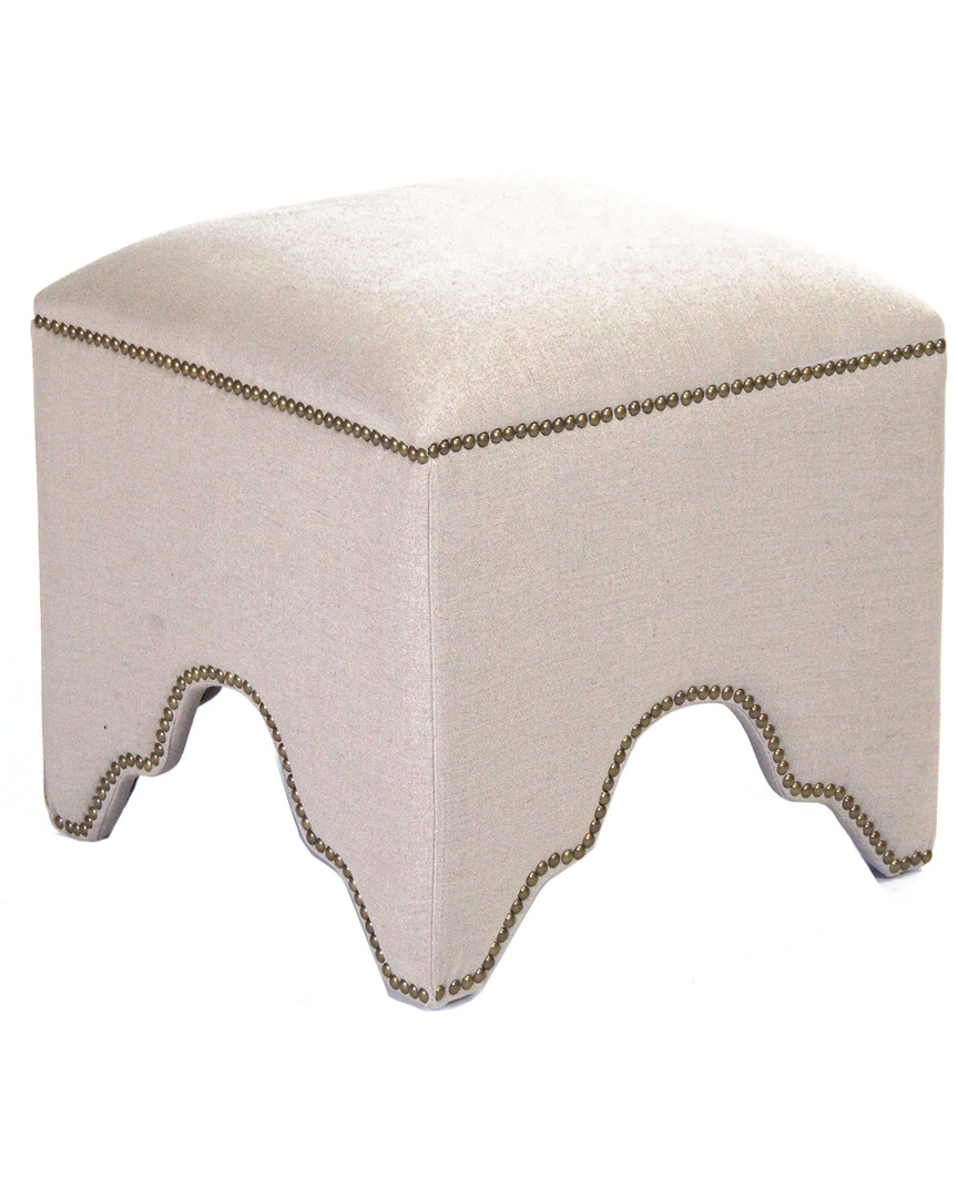 Zentique Willem Cubic Stool In Neutral
