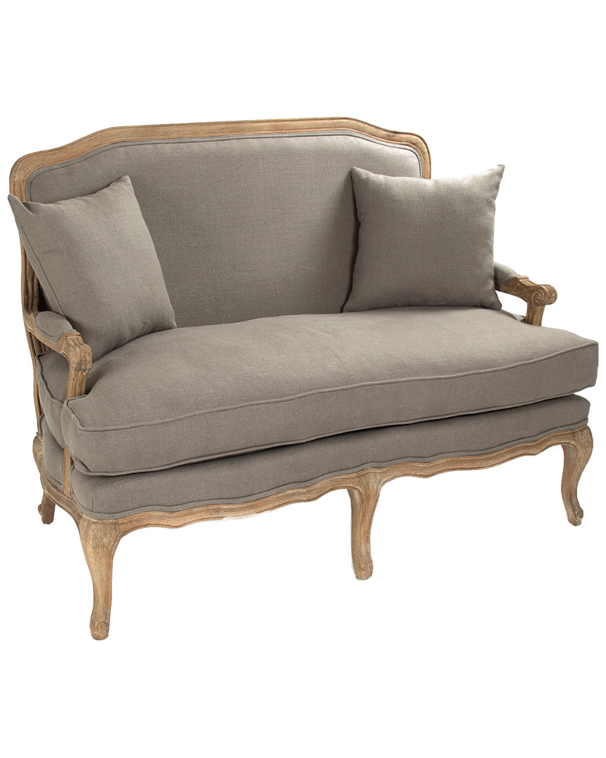 Zentique Bastille Settee In Brown