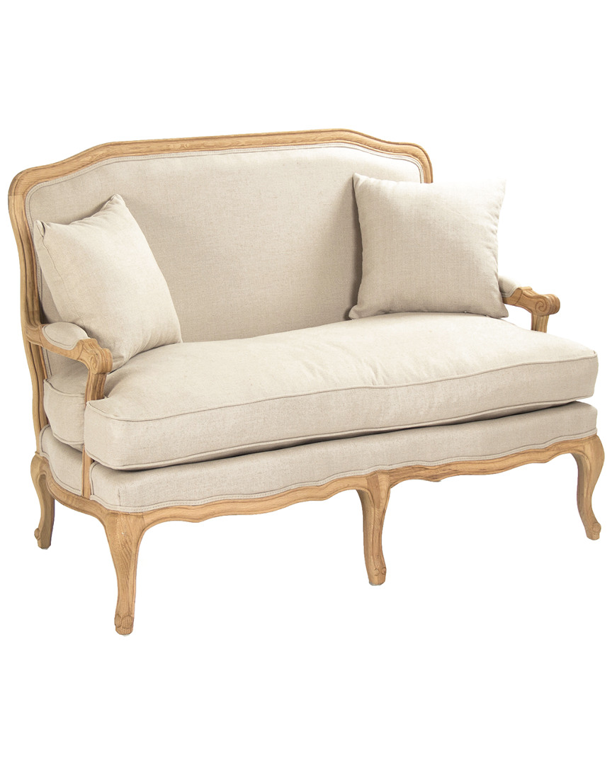 Zentique Bastille Settee In Brown