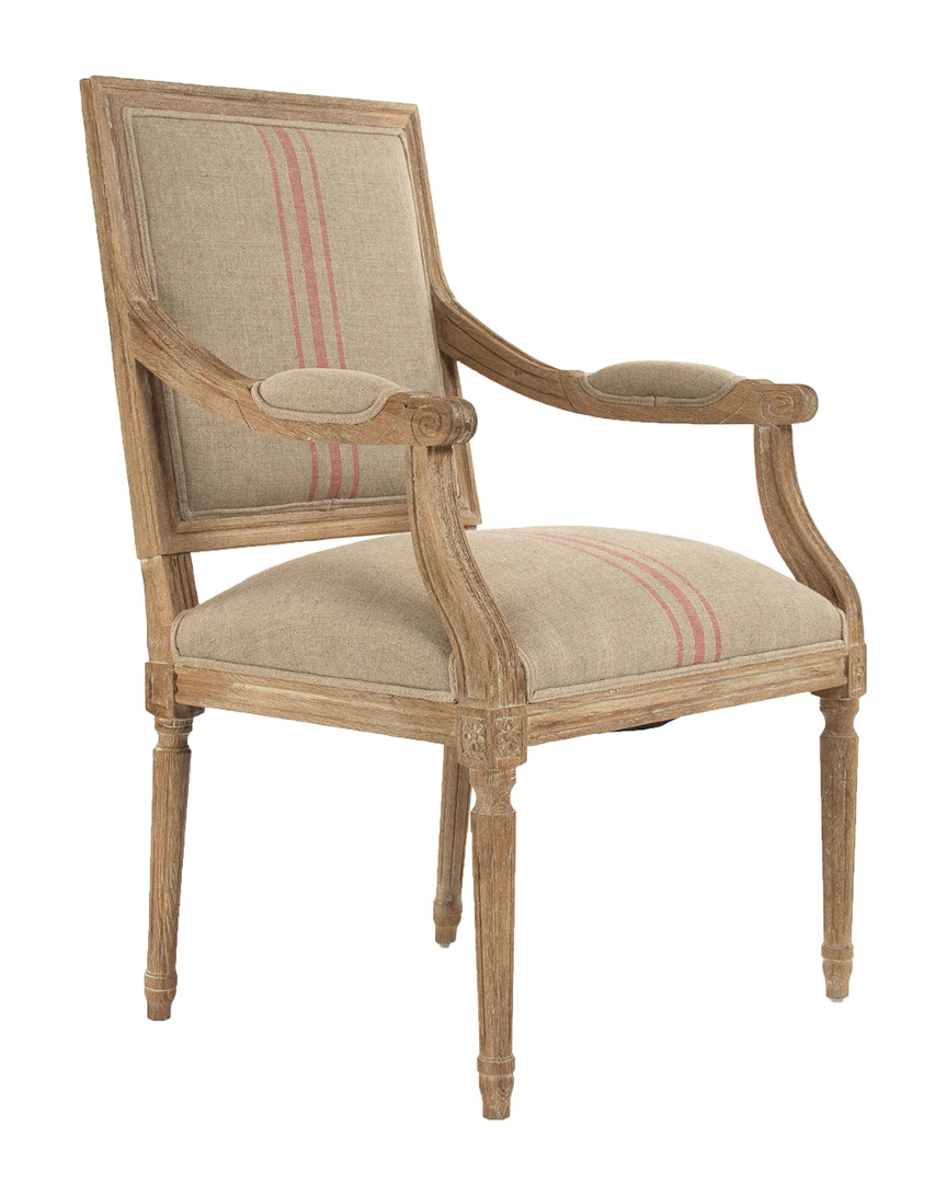 Zentique Louis Arm Chair In Brown