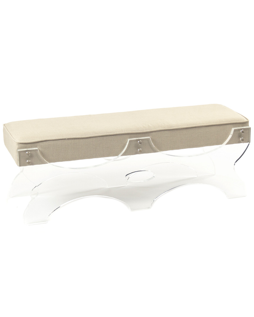 Zentique Melodie Bench In Brown