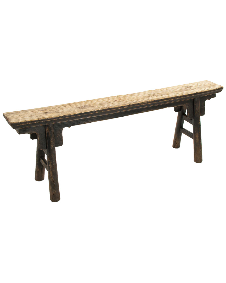 Zentique Story Bench Black