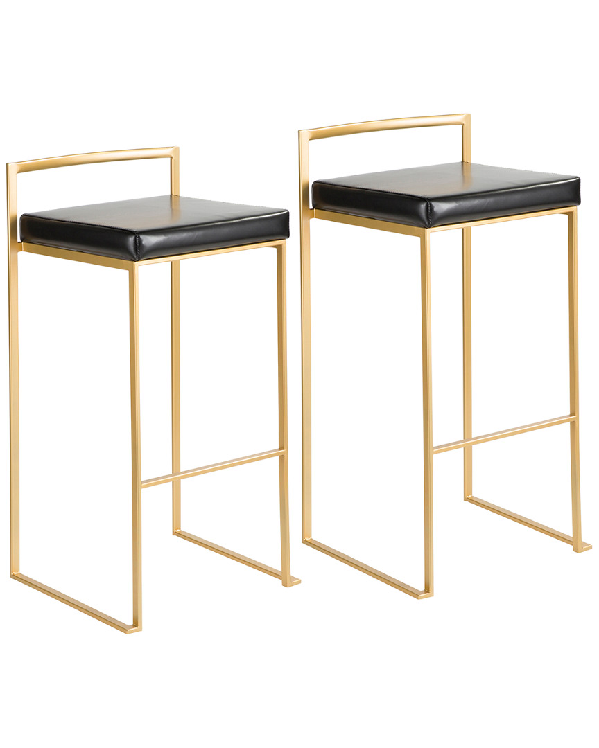 Lumisource Set Of 2 Fuji Barstools