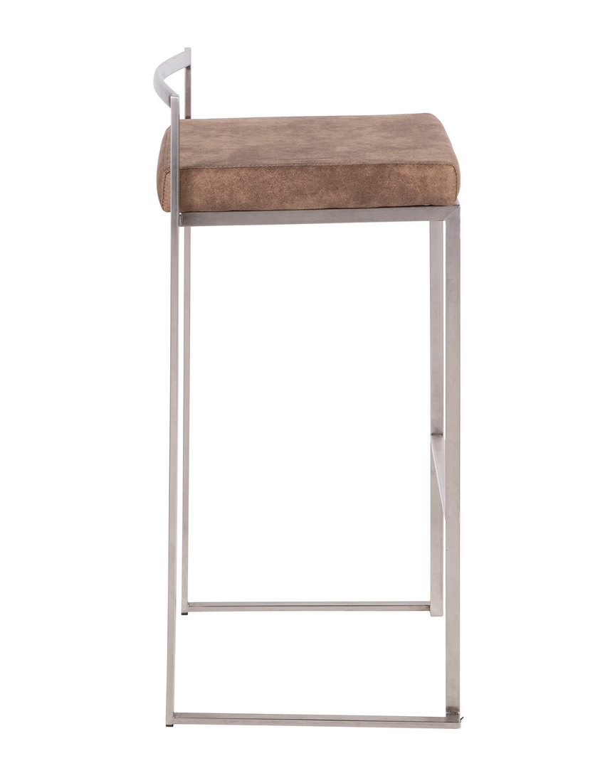Lumisource Set Of 2 Fuji Barstools
