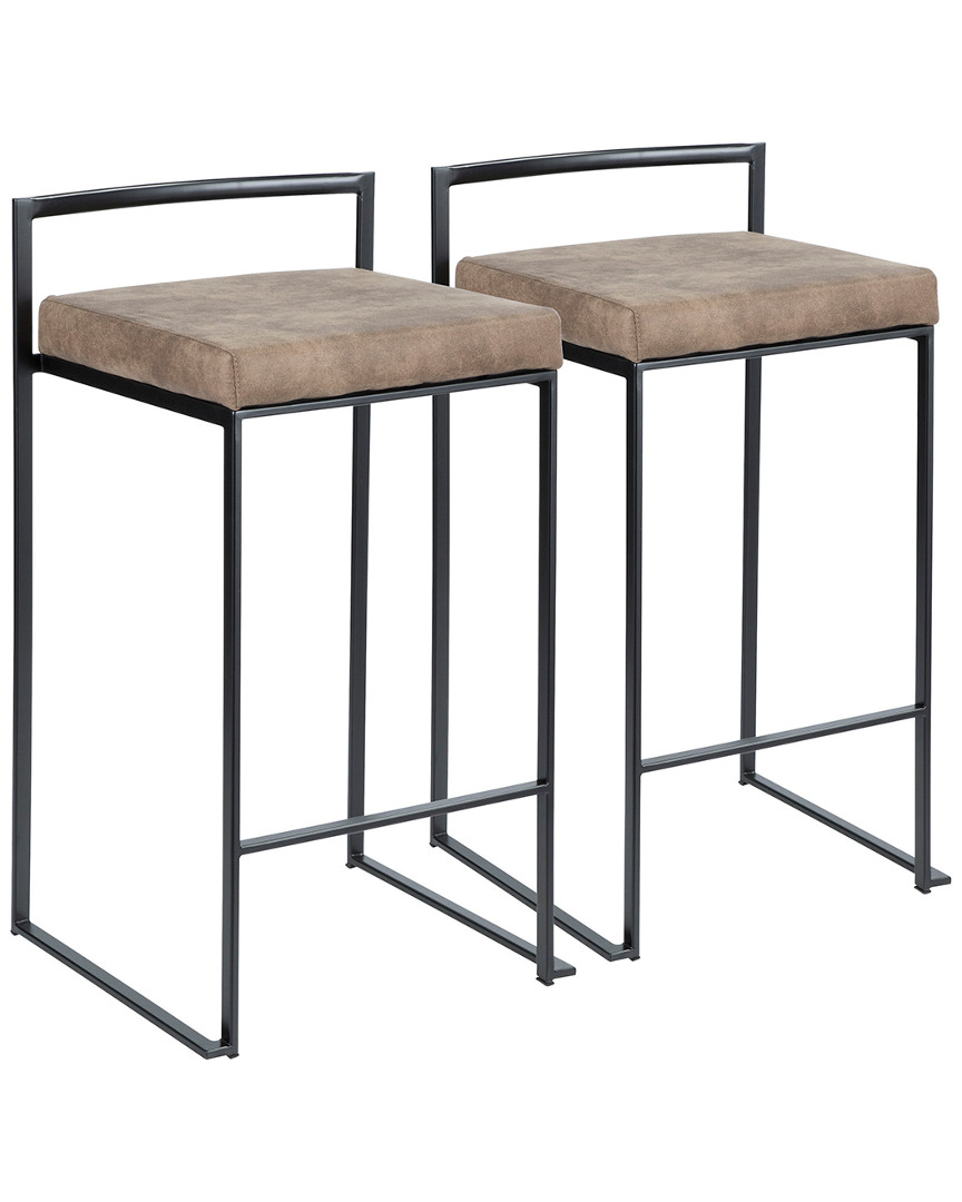 Lumisource Set Of 2 Fuji Counter Stools
