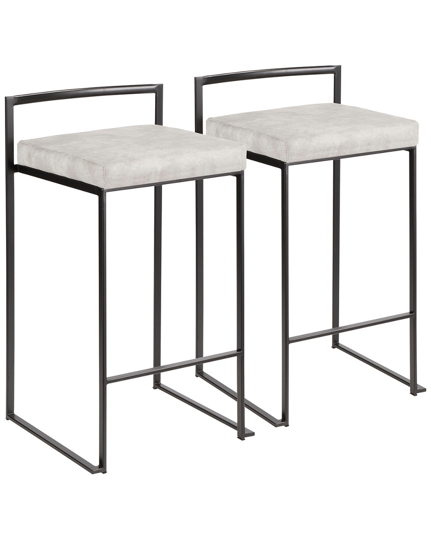 Lumisource Set Of 2 Fuji Counter Stools