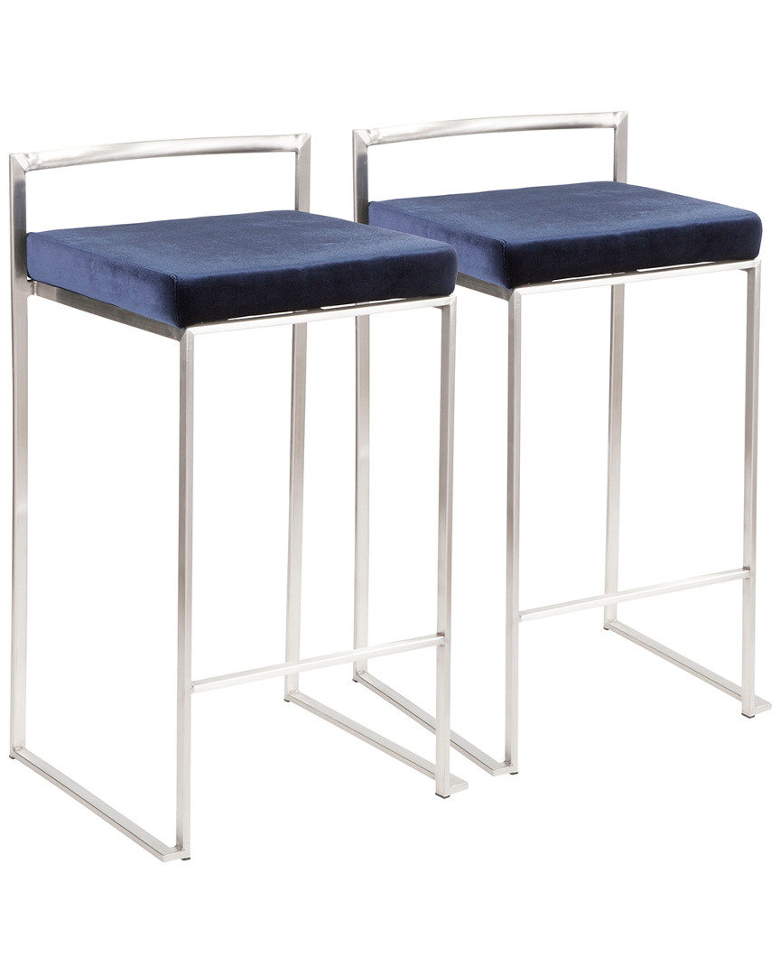 Lumisource Set Of 2 Fuji Counter Stools