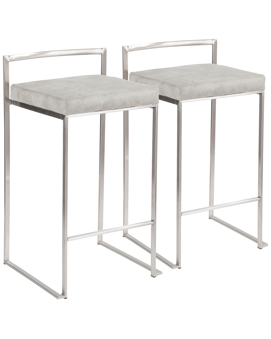 Lumisource Set Of 2 Fuji Counter Stools