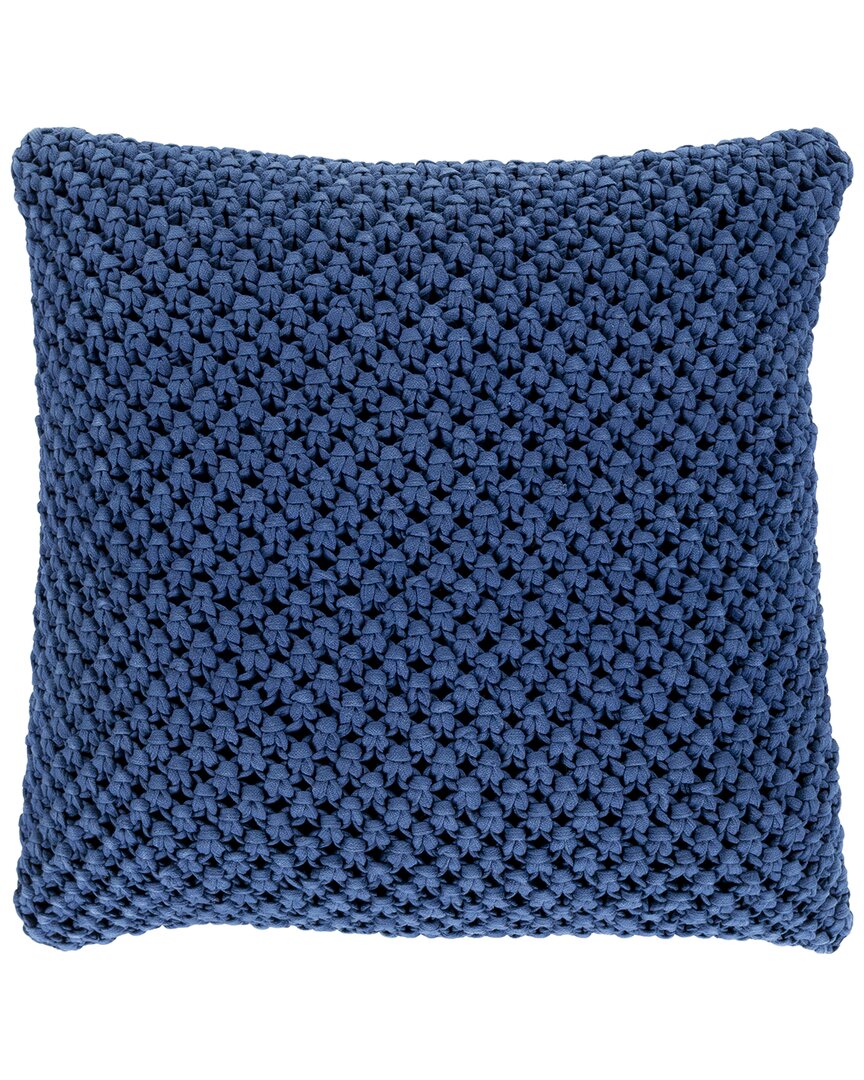 Surya Godavari Polyester Pillow In Blue